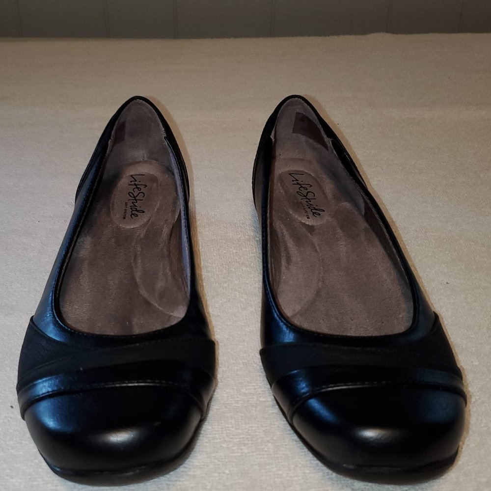 LifeStride Dig Ballet Flat Size 9W NEW